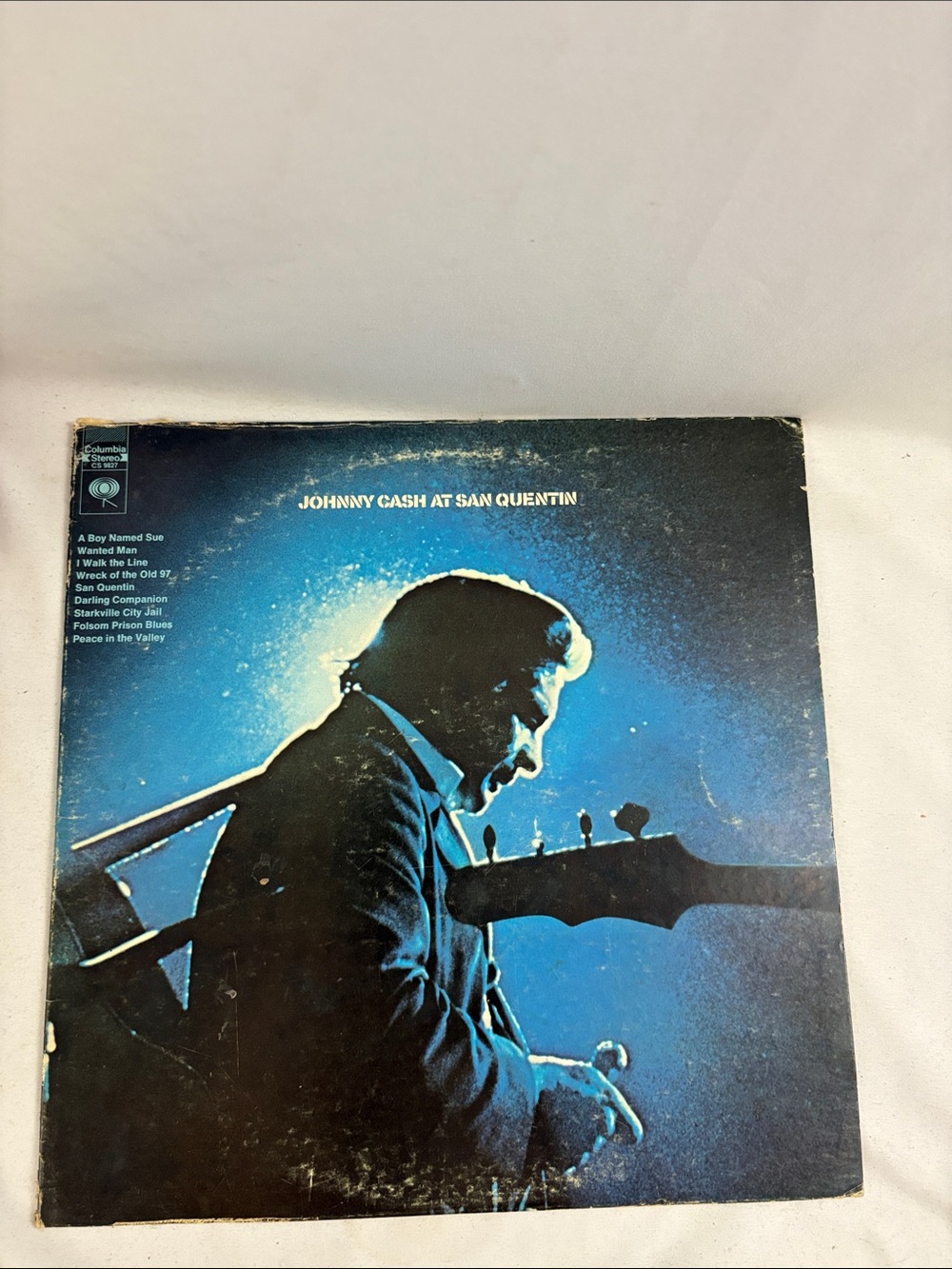 Johnny Cash At San Quentin Prison Vinyl Record LP Columbia CS 9827